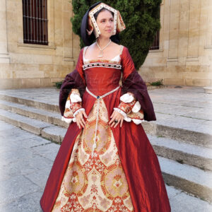 Vestido Tudor Ana Bolena (siglo XVI)